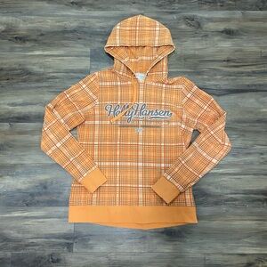 Helly Hansen Orange Checkered Hoodie
